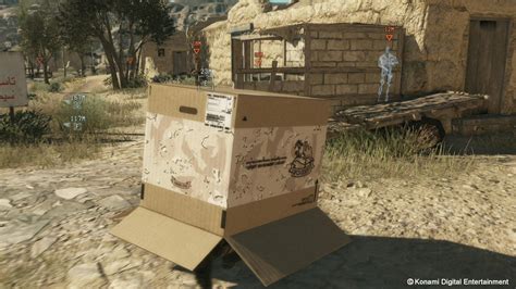 metal gears olid 5 cardboard box|metal gear phantom pain cardboard.